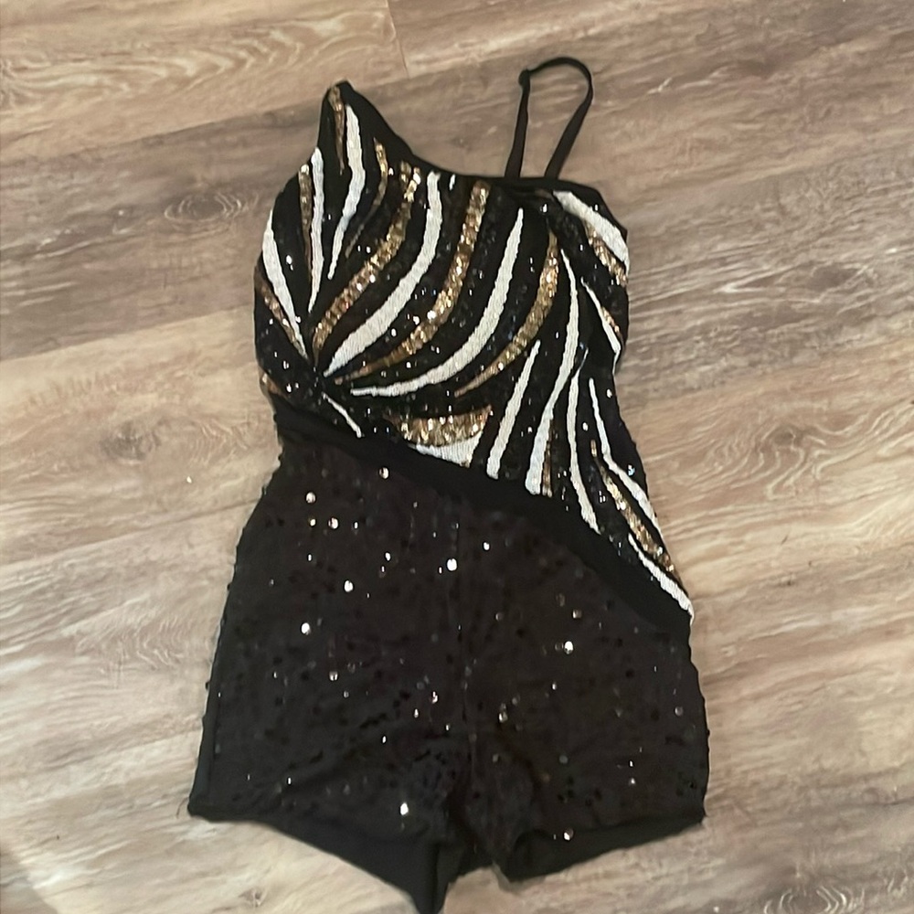 Costume gallery black white and gold sequin vineyard